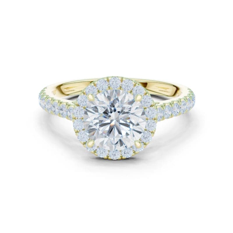 Round Brilliant Diamond Ring - Yellow Gold